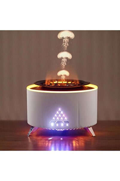 Generic Brand Volcano Humidifier Flame Aroma Diffuser, Cool-Looking Jellyfish...