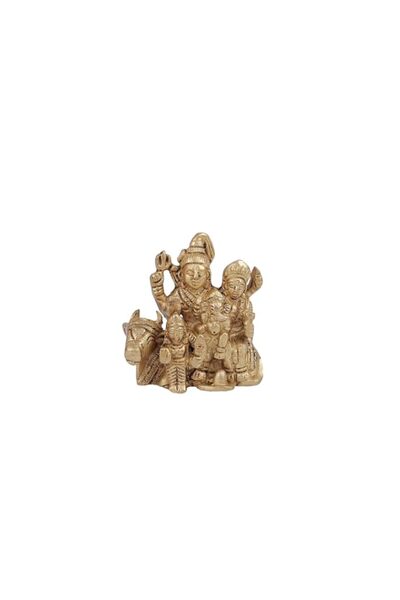Generic Brand Aatm Decorative Brass Shiv Parivar Statue | Lord Shiva, Parvati...