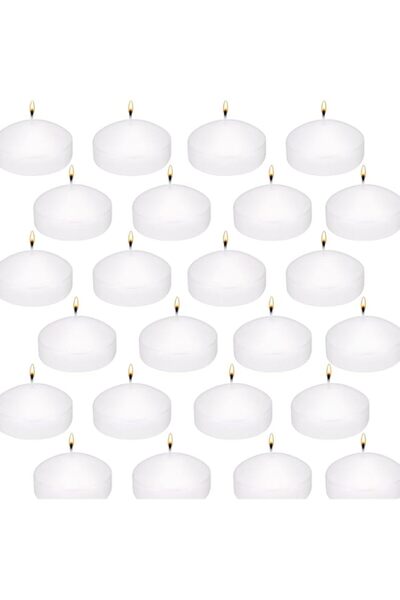Generic Brand ViKert Floating Candles 24 Pack, 2 Inch Long Lasting Small Unsc...