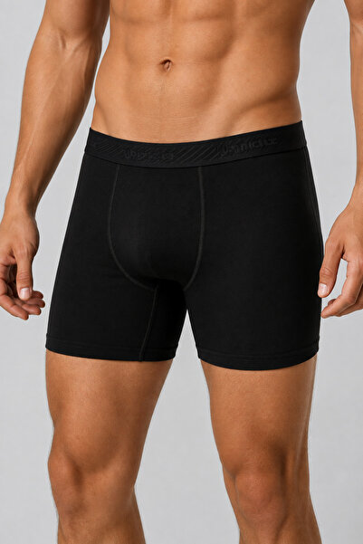 Quatarze Yildiz Çamaşir 3-Pack Modal Classic Belted Men's Boxer