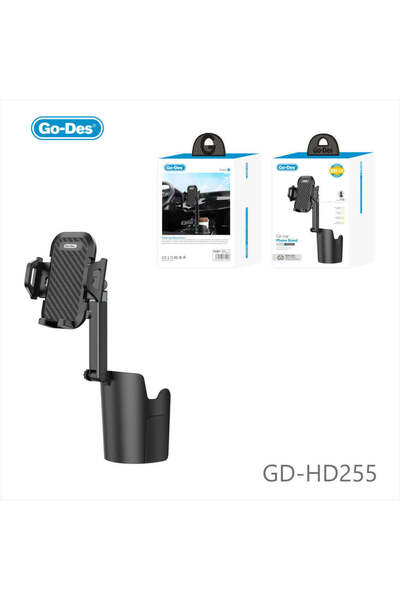 Bionic Go-Des GD-HD255 Car Cup Phone Stand – Adjustable One-Handed Mobile Hol...
