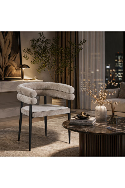 LastHome Last Home | Boukleh Chair With Distinctive And Elegant Design - Dark...