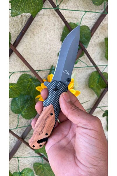 NOMOTHETIC Ahşap Sap Detaylı Kamp ve Outdoor Aksesuar