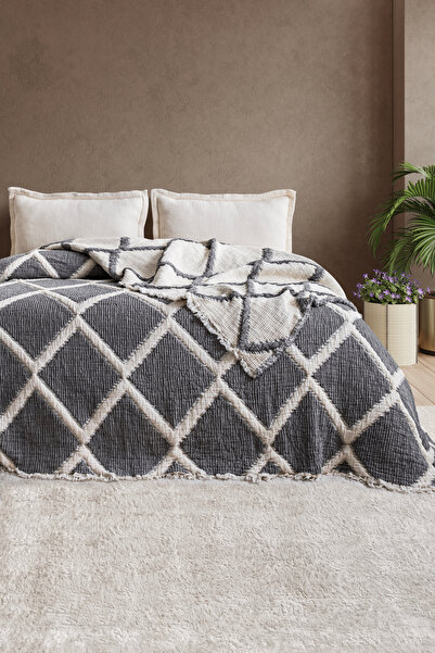 DB DANLA BALDİ Home Collection Pătură de muselină cu model Baklava, 8 stratur...