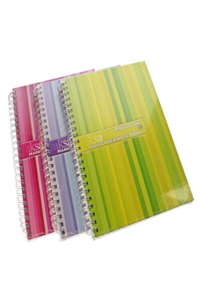 inci çelik aksesuar Spiral Notebook A4 Elite Hard Cover Lined 160 Yp