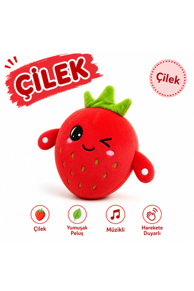 BLACK DİAMOND PLUSH TOY Interactive Musical Plush Toy with Touch and Rhythm Sensors
