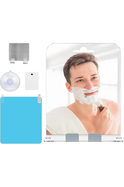 Generic NALACAL Fogless Shower Mirror with Razor Holder: Shatterproof, Remova...