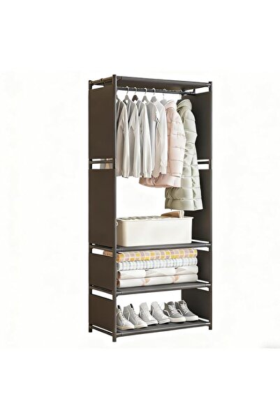 Generic Beauenty 23.6 Inch Free Standing Closet, Non-Woven Portable Wardrobe,...