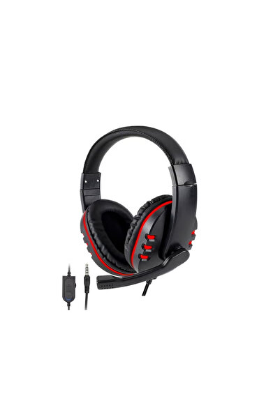 Generic Brand سماعات رأس مزودة بميكروفون، مناسبة لـ PS4/3DS/MAC، باللونين الأ...