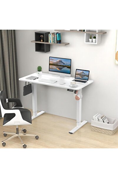 Generic Electric height-adjustable office desk 1040 x 245 x 220 mm, computer ...