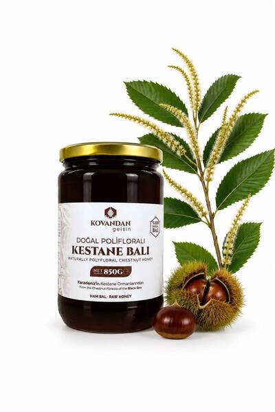 Doğal Süzme Kestane Balı 850 G