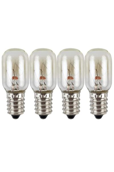 Generic OSALADI 4Pcs Oven Light Bulb E14 15W Durable Incandescent Bulb Mini S...