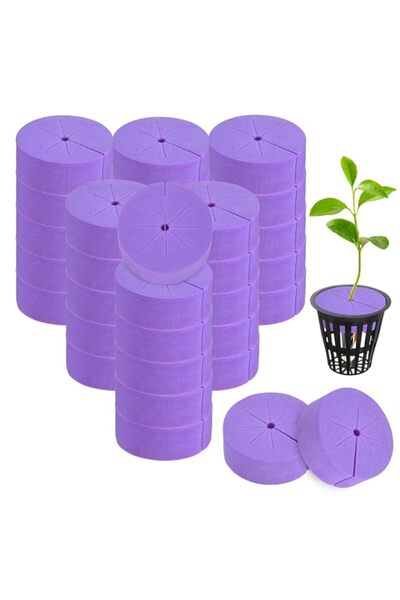 Generic 30-Pack Cloning Collars Inserts, Hydroponics Sponge Systems Cloning D...