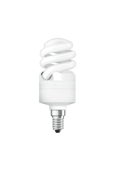 Generic Osram 12W Dulux Mini Twist Energy Saver Bulb E14 Base 6500K 650lm