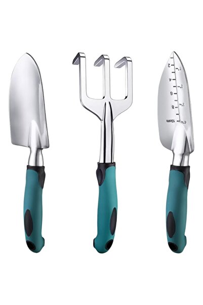 Generic 3 Piece Heavy Duty Garden Tools Set, Cast Aluminum Gardening Hand Too...