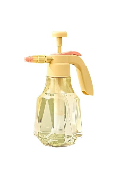 Generic 51oz Yellow Handheld Garden Pump Sprayer, Adjustable Nozzle Pressure ...