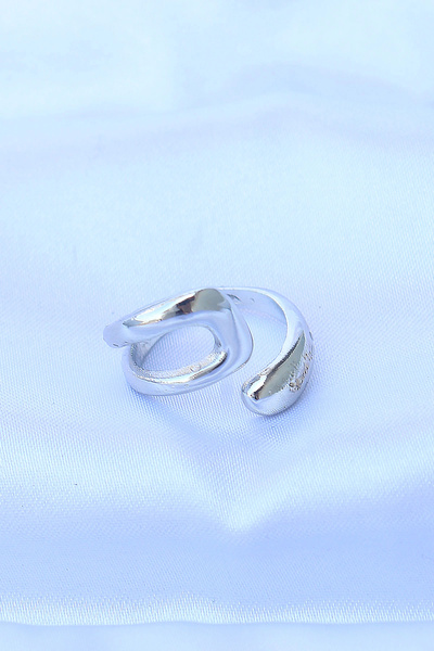 online kapsulavm avm alışveriş Brass Silver Color Adjustable Ring