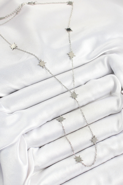 online kapsulavm avm alışveriş 316L Steel Pole Star Figured Y Model Silver Co...