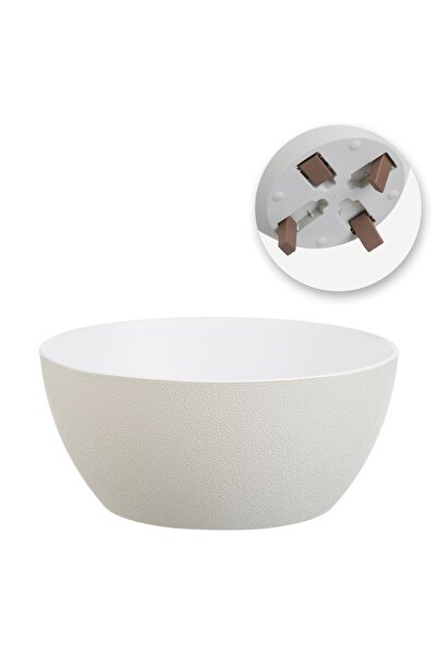 OEM Suport pentru ghiveci Eucalipt 2.2L - Plastic alb, Utilizare interior/ext...