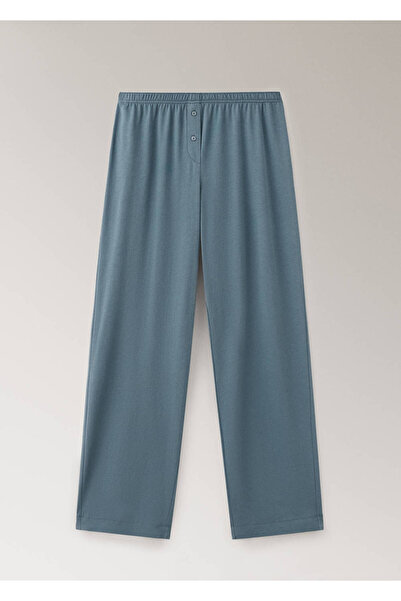 MANGO Woman %100 pamuklu pijama pantolon