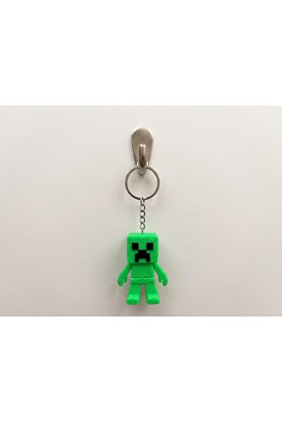 3D Creeper Figürlü Anahtarlık ve Çanta Süsü