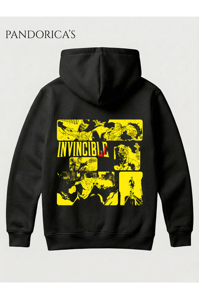 Grafftee Clothing INVINCIBLE Friends & Foes Tasarım Serisi Yazılı Sırt ve Ön ...