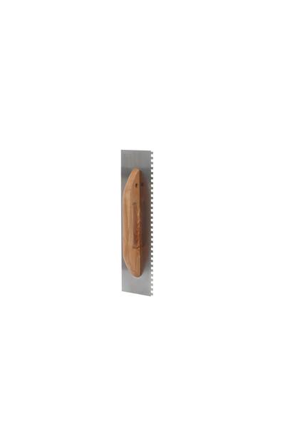 OEM Gletiera inox Holzer, cu dinti de 8 mm, 48 x 13 cm