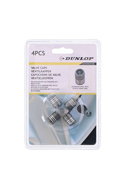 OEM Capace ventil auto, aluminiu, Dunlop, set 4 bucati