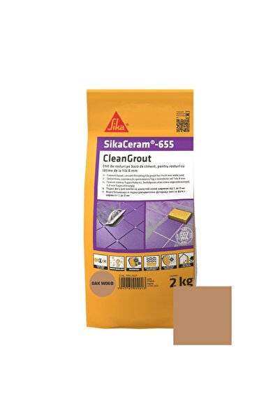 OEM Chit de rosturi gresie si faianta Sikaceram-655 Cleangrout, oak wood, int...