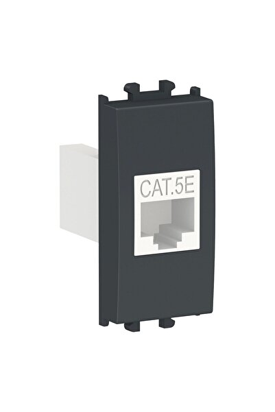 OEM Schneider Electric Easy Styl LMR6232003 πρίζα internet, αρθρωτή - 1, μαύρη