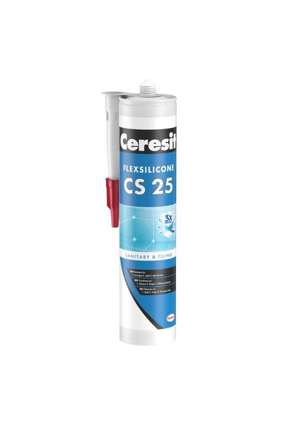 OEM Sanitary silicone, caramel, Ceresit CS 25, waterproof, interior / exterio...