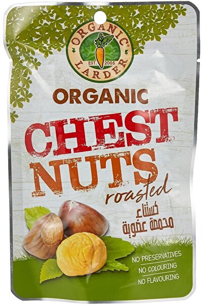 Organic Larder ROASTED CHESTNUTS (100G)