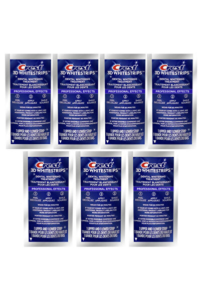Crest Benzi de albire 3D White Professional Effects, cu 10% peroxid de hidrog...