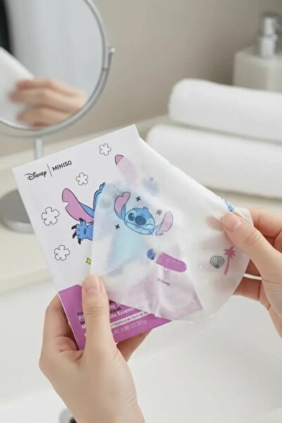 Disney Lisanslı Lilo & Stitch Nemlendirici Baskılı Yüz Maskesi – Eğlenceli Bakım