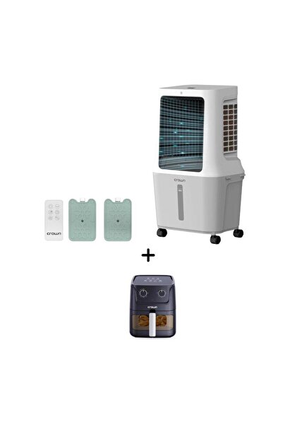 CROWNLINE -AC-400 Air cooler with remote control and Gel Bottle + AF-396 Air ...