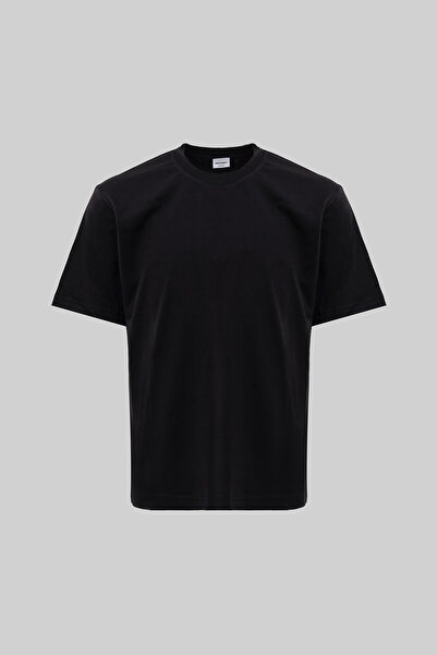 Machinist Men's Basic Relaxed Slim Cotton T-Shirt Black