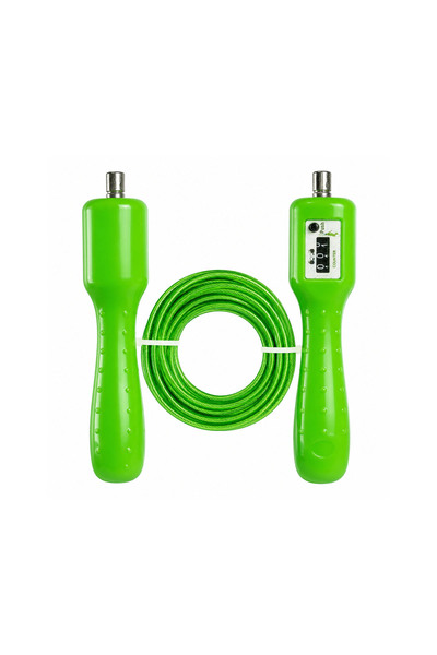 Lacoz Adjustable Jump Rope with Built In Mechanical Counter Comfortable Non S...