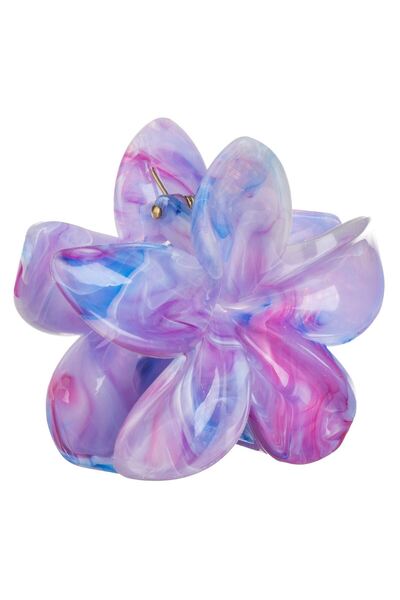 OEM Clama Par Orhidee Lila Marble pentru Femei 7cm