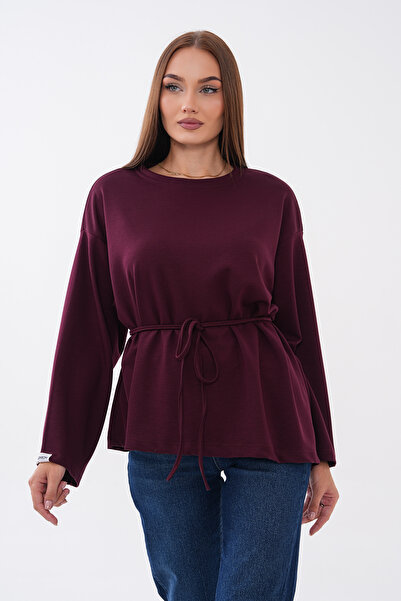 Mega Life Asymmetric Oysho Tunic with Embroidered Sleeves