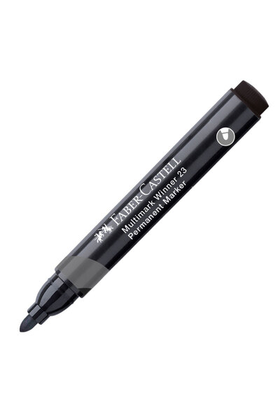 Faber Castell Marker permanent negru varf rotund multimark winner 23 faber-ca...