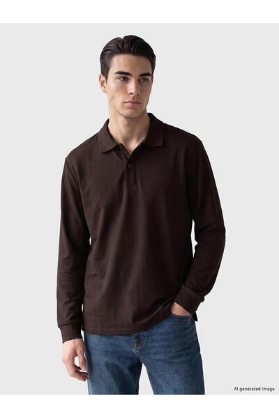LC Waikiki Polo Collar Men's Sweatshirt (W6)