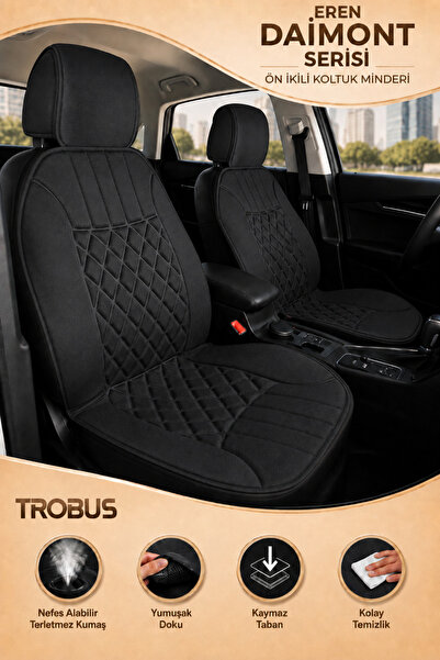 TROBUS Renault Brodway 1981-1999 Eren Diamond 2 Parça Ön Oto Koltuk Minderi T...