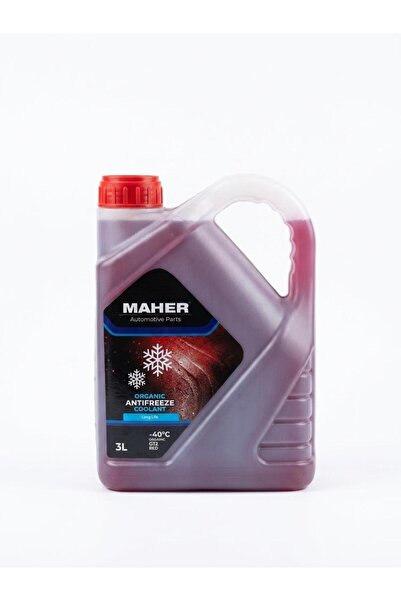 MAHER KIRMIZI ANTİFRİZ 3 LT -40°C KADAR DAYANIKLI