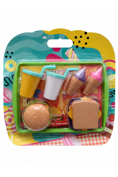 ASTRALTECH 39162 صينية همبرغر وتوست وآيس كريم