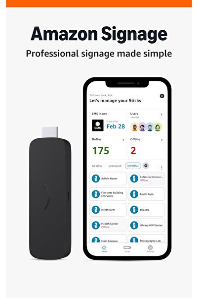 Amazon Signage Stick Pro 4K Professional Digital Signage Media Player 16GB
