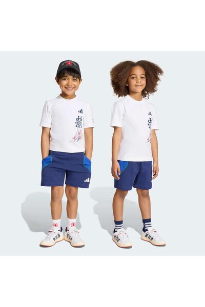 adidas طقم مارفل سبايدر مان للأطفال مكون من قطعتين (KS3967)