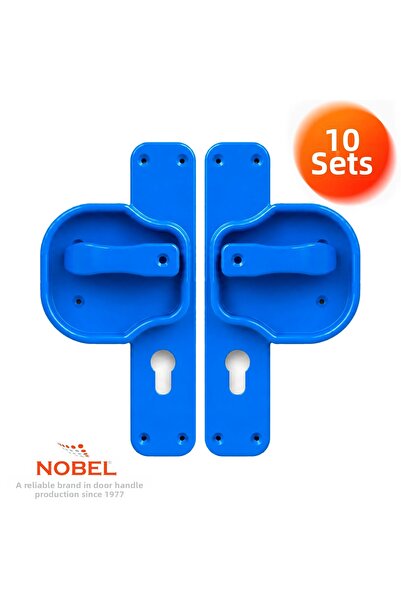 Nobel (10 bucăți) Mâner de ușă pentru școală – Mâner de ușă din plastic rezis...