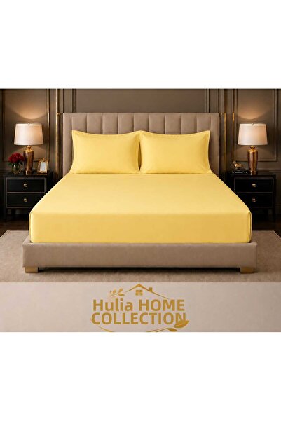 HULİA SOFT Ranforce Elastic Sheet Set Double Size Akfil Fitted (Elastic Sheet...