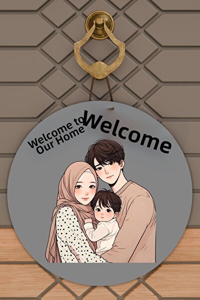 Dormot High-Quality Digital Printing, Standard Welcome to Our Home Couple wit...