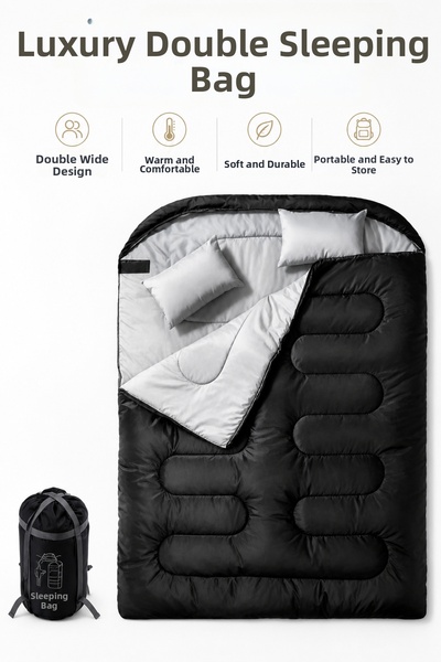 Yenilig Luxury Double Sleeping Bag Spacious and Comfortable Sleeping Bag for ...